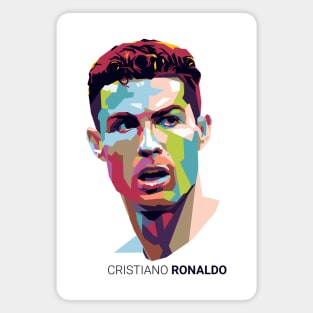 Ronaldo Pop Art Portrait Magnet